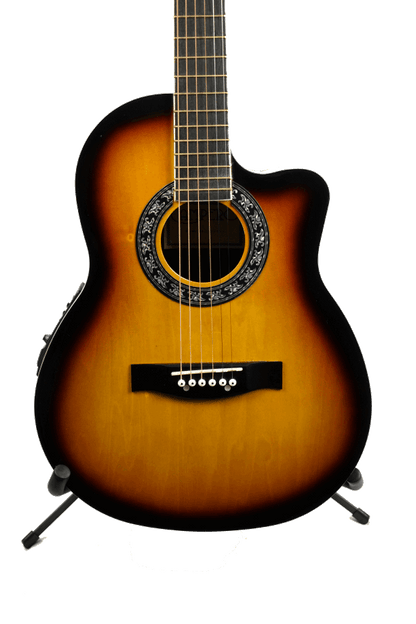 Guitarra Electroacústica Tipo Ovation Sunburst