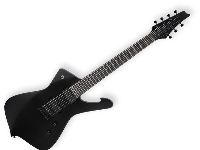 Guitarra Eléctrica Ibanez Iceman - Iron Label Negro Mate con Funda