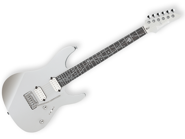 Guitarra Electrica Ibanez TOD10 Plata con Funda