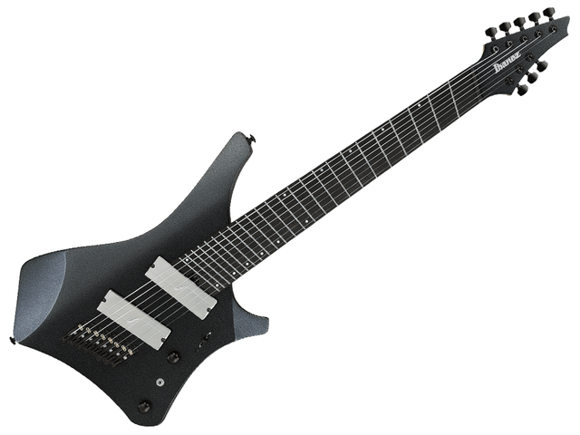Guitarra Eléctrica Ibanez Alpha de 8 Cuerdas Gris con Funda