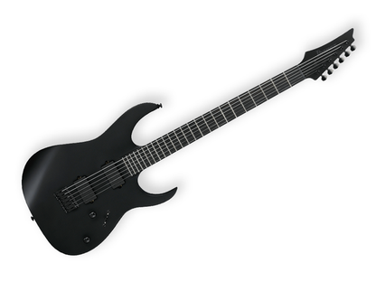 Ibanez RGRTBB21-BKF — Guitarra Electrica Ibanez ''Rg - Iron Label'' Baritono Negro Mate