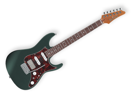 Guitarra Electrica Ibanez AZ2204N-VGF Verde Hiedra Metalico Mate con Estuche