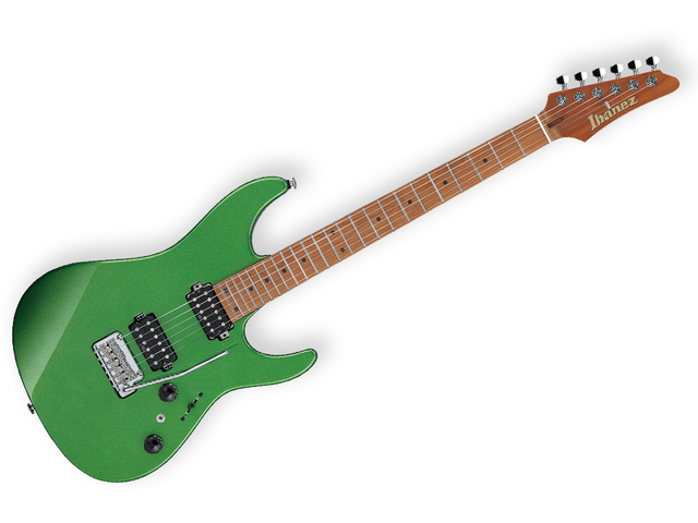 Guitarra Electrica Ibanez AZ2402-AGM Verde Manzana Metalico con Estuche