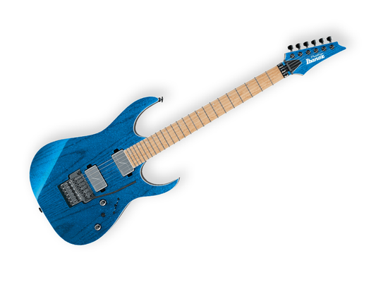 Guitarra Electrica Ibanez RG5120M-FCN Azul Transparente con Estuche