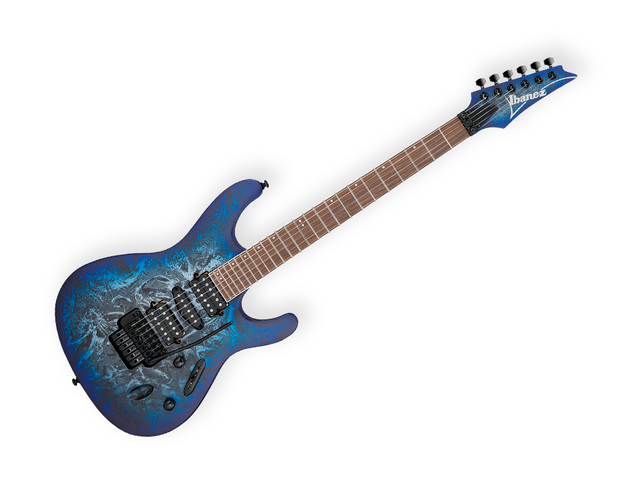 Guitarra Eléctrica Ibanez S Gris Texturizado/Sombreado Azul