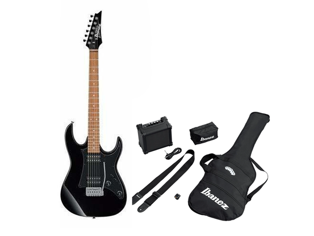 Ibanez IJRX20N-BKN — Guitarra Electrica Ibanez "Jumpstart" Negra Con Combo Y Accesorios