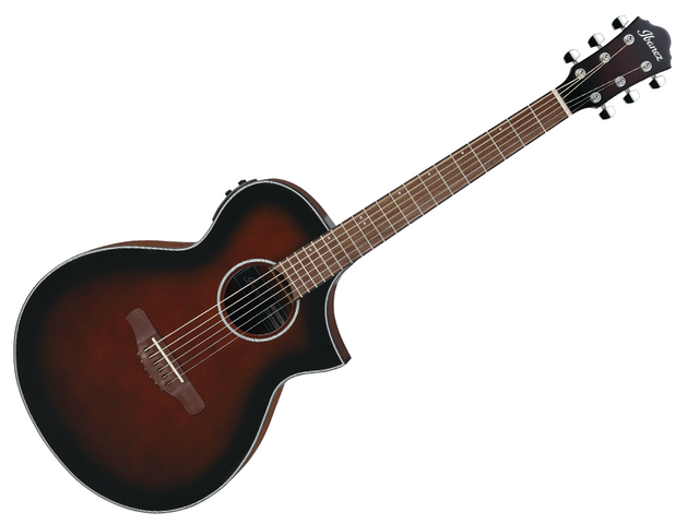 Guitarra Electroacústica Ibanez Café Sombreado Negro
