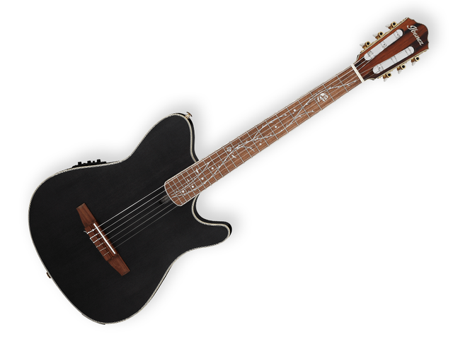 Guitarra Electroacústica Ibanez Tim Henson Negro Transparente Mate