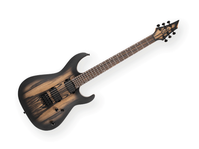 Guitarra Electica Cort KX Pale Moon Natural/Sombreado Negro Mate