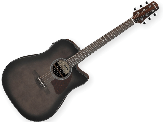 Guitarra Electroacústica Ibanez Advanced Entintado Negro/Sombreado Negro