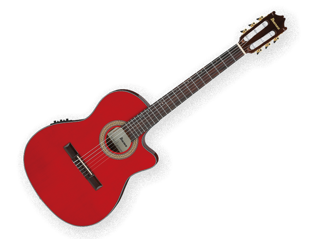 Guitarra Electroacústica Ibanez Roja