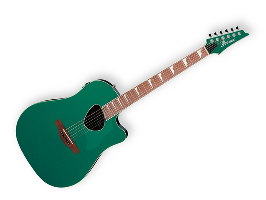 Ibanez ALT30-JGM — Guitarra Electroacustica Ibanez ''Altstar'' Verde Metalico