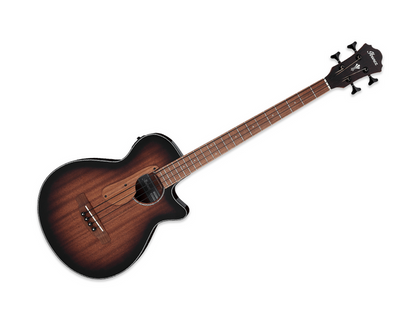 Ibanez AEGB24E-MHS — Bajo Electroacustico Ibanez Caoba Sombreado Negro