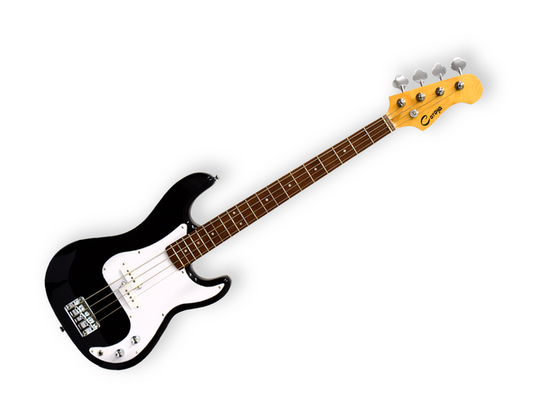 Caraya B-300 BK — Bajo Electrico Caraya, Negro Con Funda Y Tahali