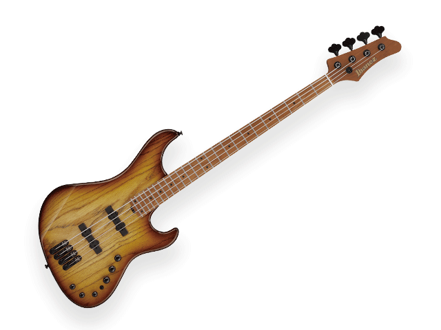 Bajo Eléctrico Ibanez Mode Natural/Sombreado Ámbar con Funda