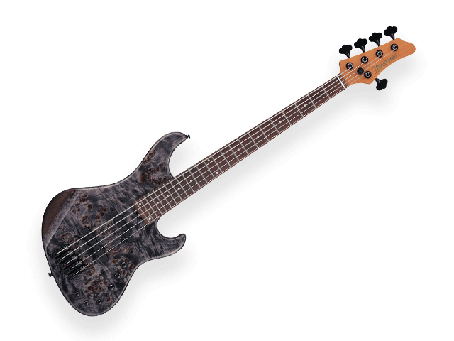 Bajo Eléctrico Ibanez Mode de 5 Cuerdas, Entintado Negro con Funda