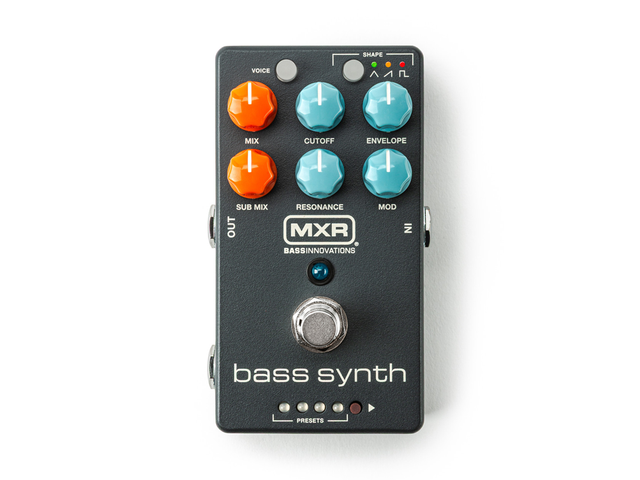 Pedal MXR Bass Synth M288 Sintetizador para Bajo Eléctrico
