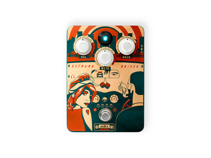Pedal Overdrive Orange Getaway Driver para Guitarra Eléctrica