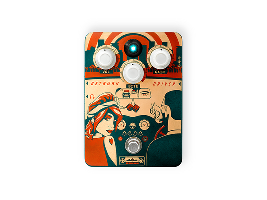 Pedal Overdrive Orange Getaway Driver para Guitarra Eléctrica