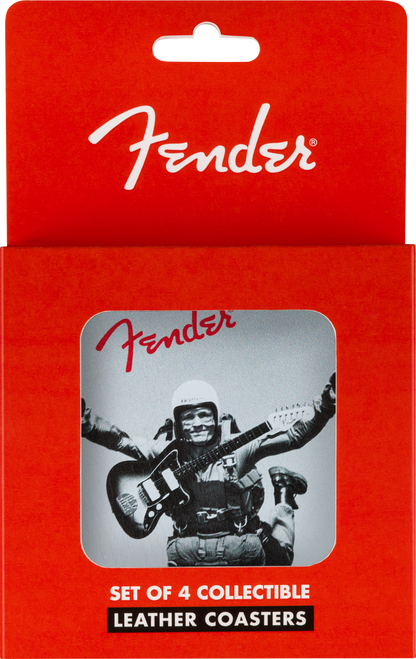Conjunto de 4 Posavasos Fender™ Vintage Ads