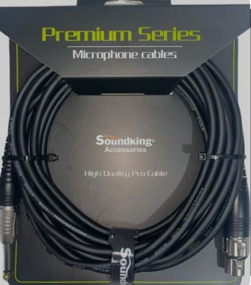 Cable para Microfono de Alta 6mts. Xlr a Plug Soundking Bb001-6m