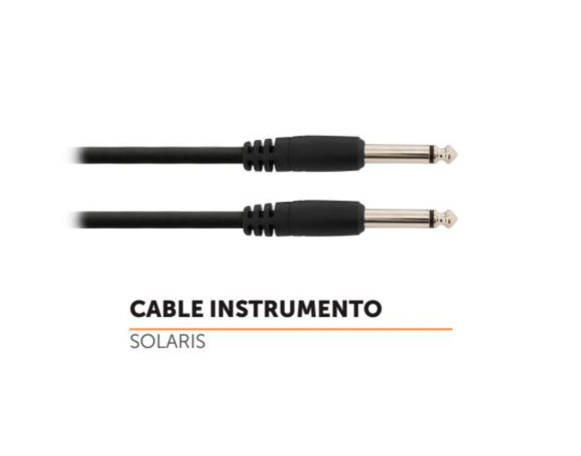 Cable Instrumento Solaris Ic-241 3m Negro