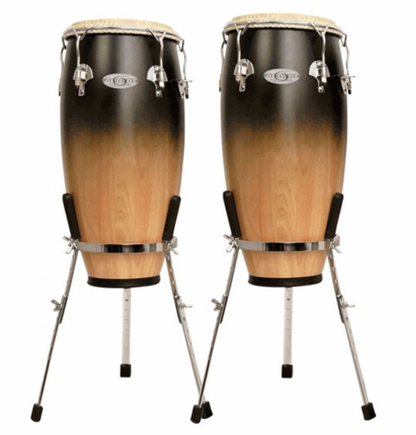 Juego de Congas 10" y 11" Synergy Deluxe Café Mate C/soporte