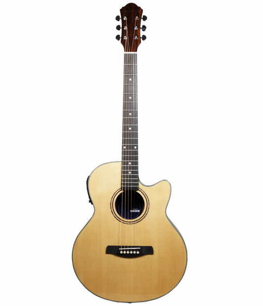 Guitarra Electroacústica La Sevillana FO-300CEQ