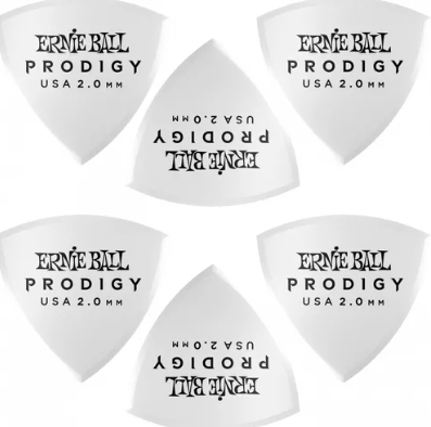 Pua Ernie Ball ''prodigy Shield'' 2.00, Blanco (6 Piezas.) 9337