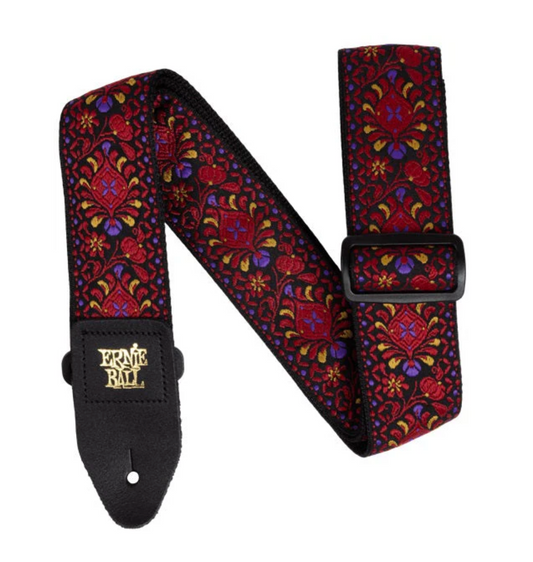 Tahalí Ernie Ball Jacquard Crimson Royal Bloom