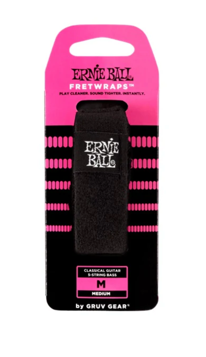 Sordina Ernie Ball/gruve Gear ''fretwrap'' para Guitarra, Mediana