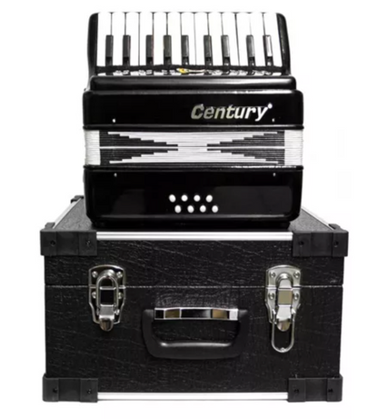 Acordeon Teclas Junior Negro 22-8 Century Cnac051