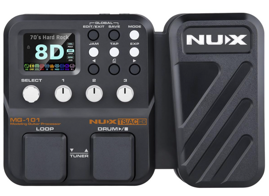 Procesador Nux P/guitarra Mod. Mg-101