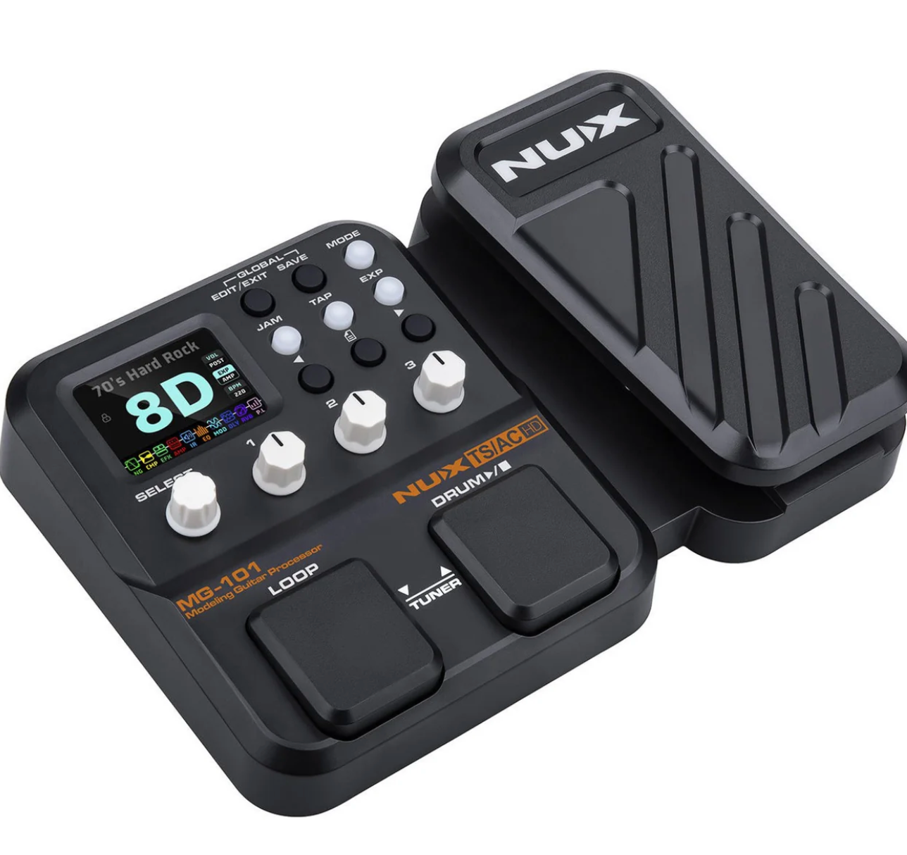 Procesador Nux P/guitarra Mod. Mg-101