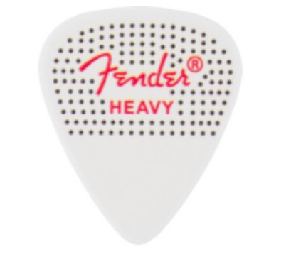Paquete de Puas Fender 351 Dotted Celluloid (12pk) Hvy
