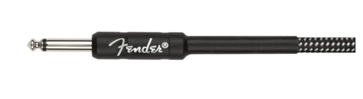 Cable Fender en Espiral Serie Professional, Tweed Gris, 30 ' 9m.
