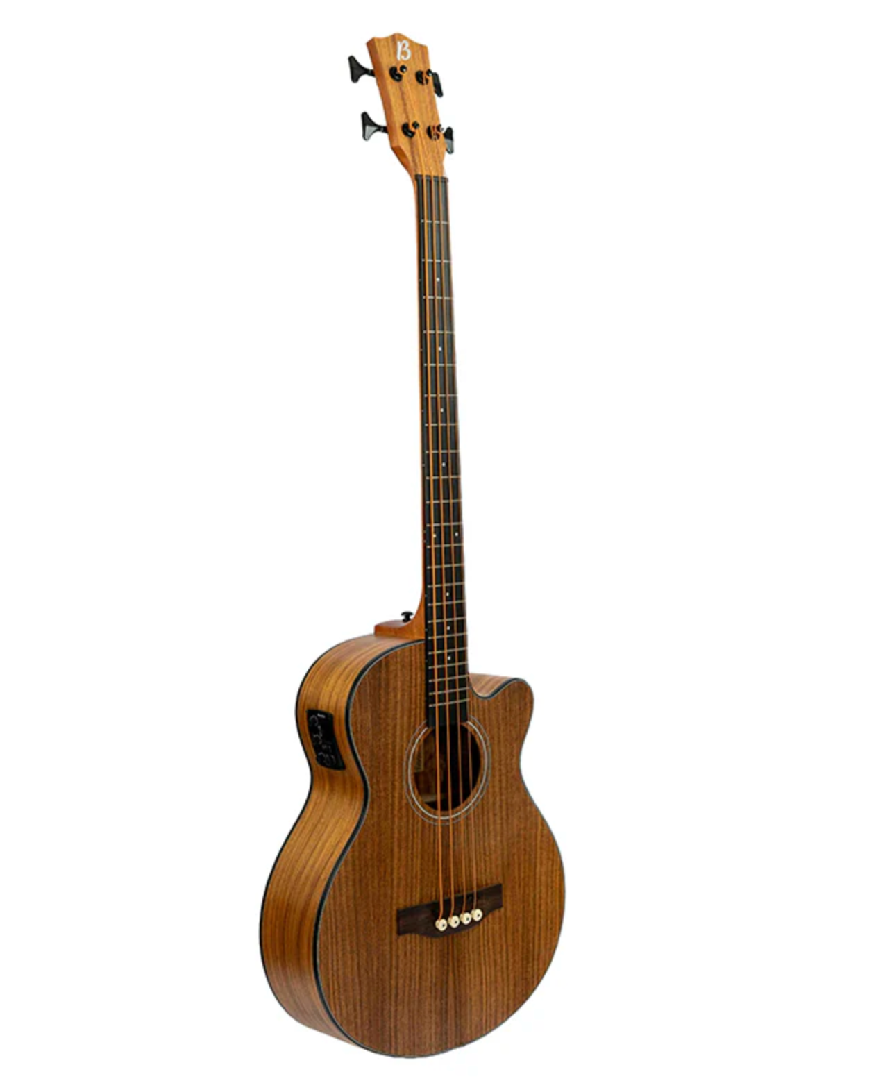 Bajo Electroacustico Madera Koa con Equalizador Incluye Funda y Corte 40"
