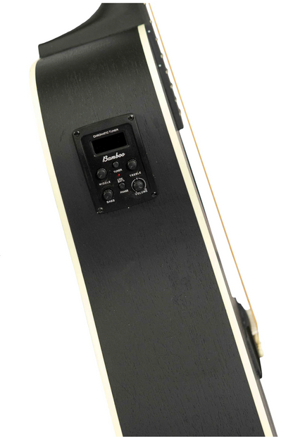 Guitarra Electroacústica de 12 Cuerdas (docerola) Bamboo Incluye Bridge Doctor y Funda Acolchada