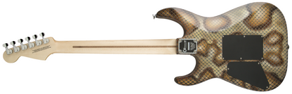 Guitarra Eléctrica Charvel Warren DeMartini Signature Pro-Mod Snake Piel de Serpiente