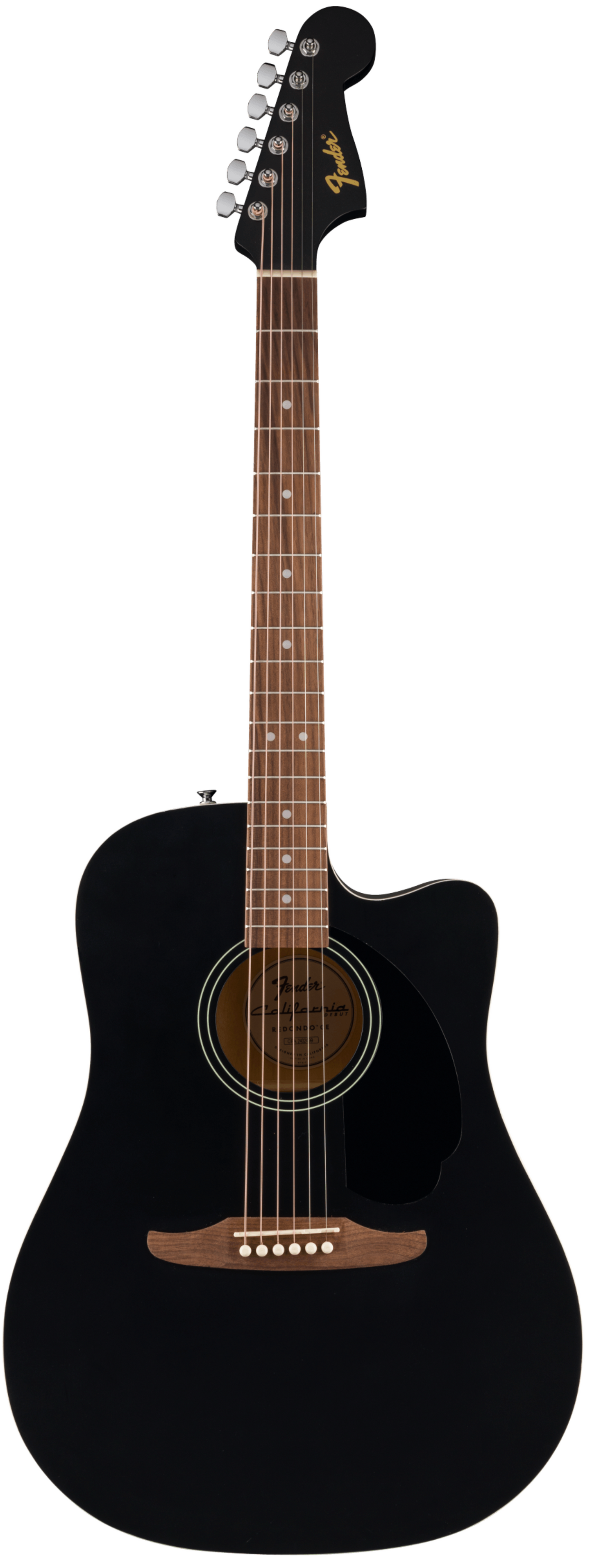 Guitarra Electroacustica Fender California Debut Redondo™ Ce, Negra