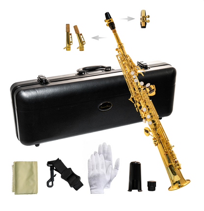 Saxofon Soprano Recto Laqueado Silvertone