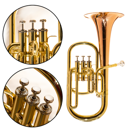 Saxor Alto Eb Combinado Dorado / Cobrizado Silvertone