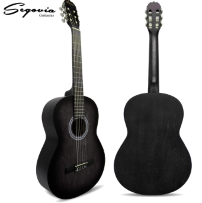 Guitarra Clasica Negra Vintage Segovia