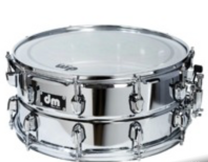 Tarola 14" X 6.5" 10 Lugs Profesional Metalica Cromada Dm