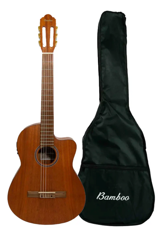 Guitarra Electroacústica Bamboo Caoba 39"