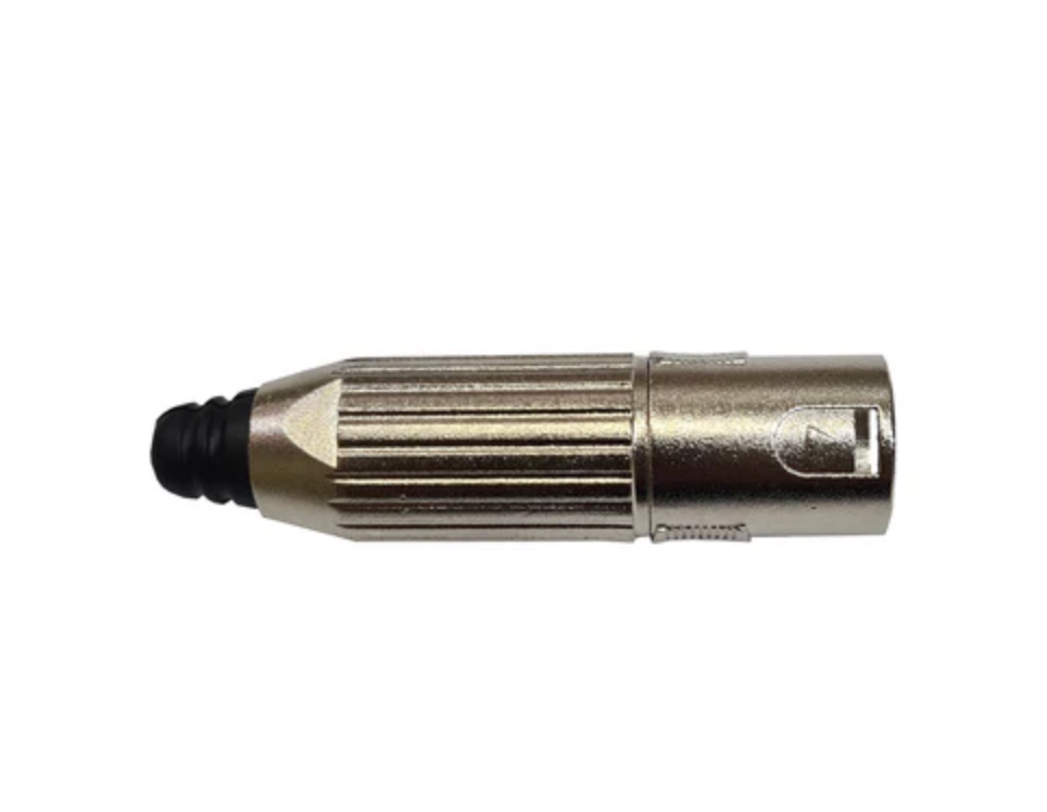 Conector XLR Macho de 3 Pines Metálico con Seguro Radox | 705-706