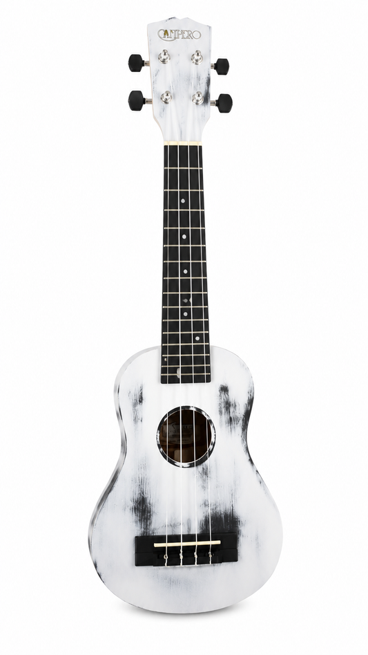 Ukulele Soprano Vintage Blanco