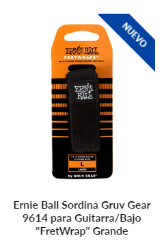Ernie Ball/gruve Gear ''fretwrap'' para Guitarra, Grande