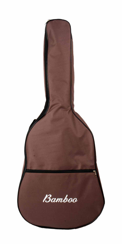 Guitarra Electroacústica Bamboo Koa de 12 Cuerdas con Ecualizador y Corte de 41 Pulgadas
