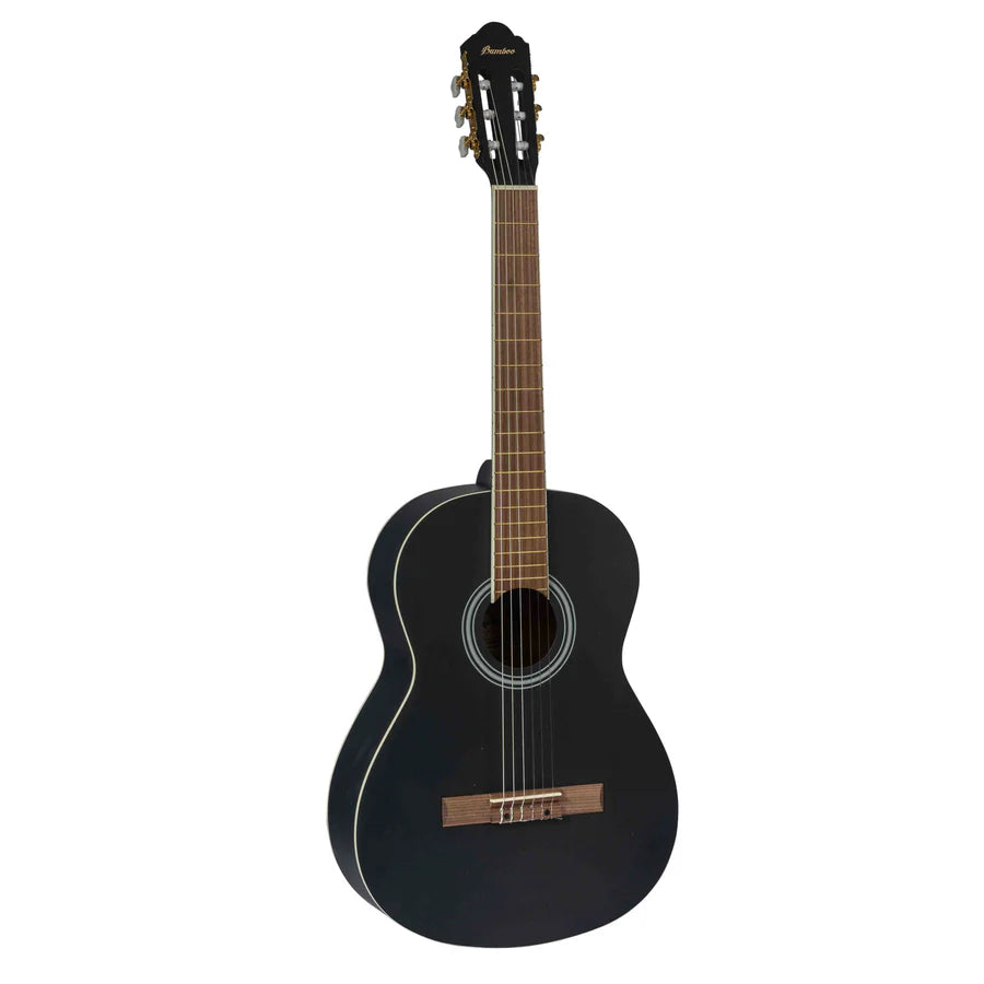Guitarra Clásica Bamboo Negra Incluye Funda Ar